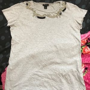 Halogen bling rhinestone sequence t shirt top